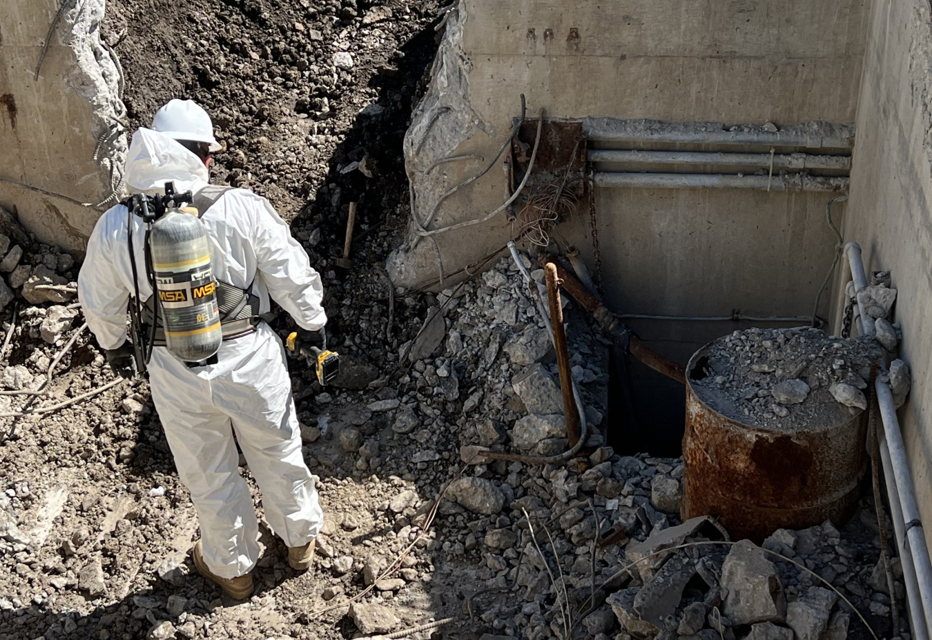Safety is Top Priority During Demolition of Buildings at Former Reactor